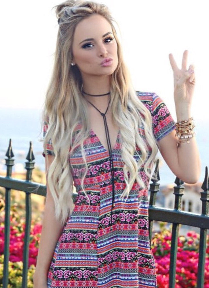 Pink wrap discount choker