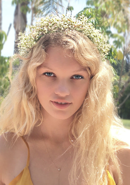 fesh flower crowns los angeles, bridal flower crowns, malibu flowers, malibu florist, malibu real flower crowns, malibu flower delivery